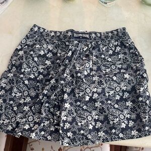 Vilebrequin Women's Navy Floral Mini Skirt